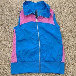 LJ Black Retro 80s Windbreaker Vest